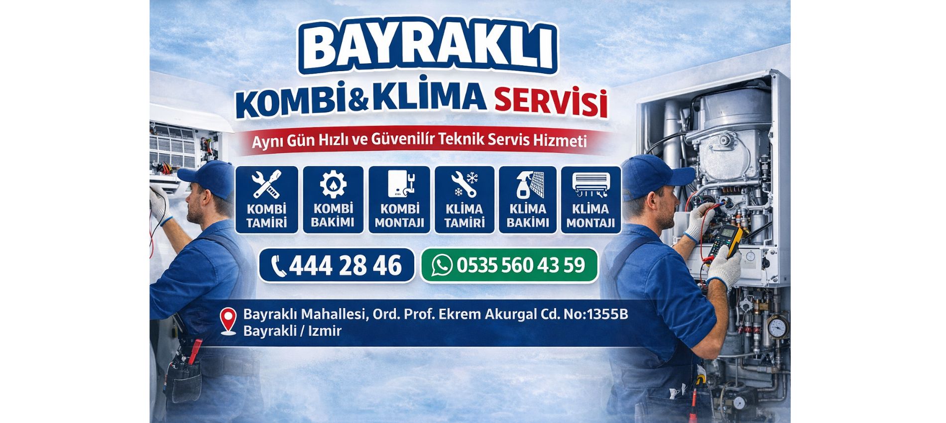 Bayraklı Kombi Klima Servisi